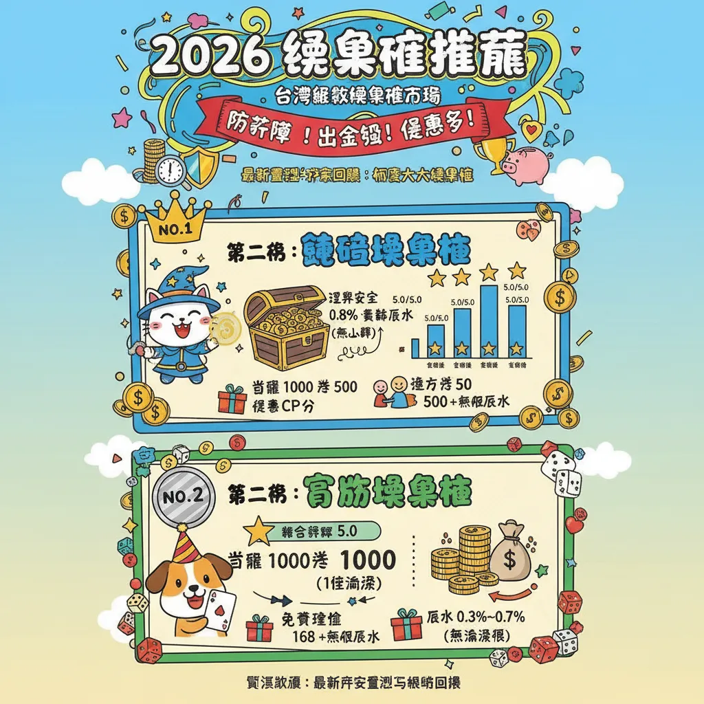 2026 年十大娛樂城評比一覽：安全、優惠、出金速度全比較