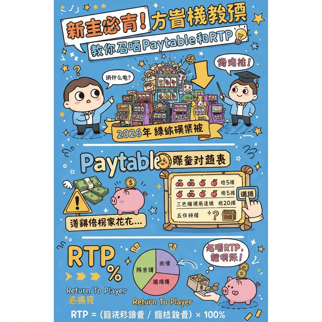 新手必看！老虎機教學教你搞懂Paytable和RTP