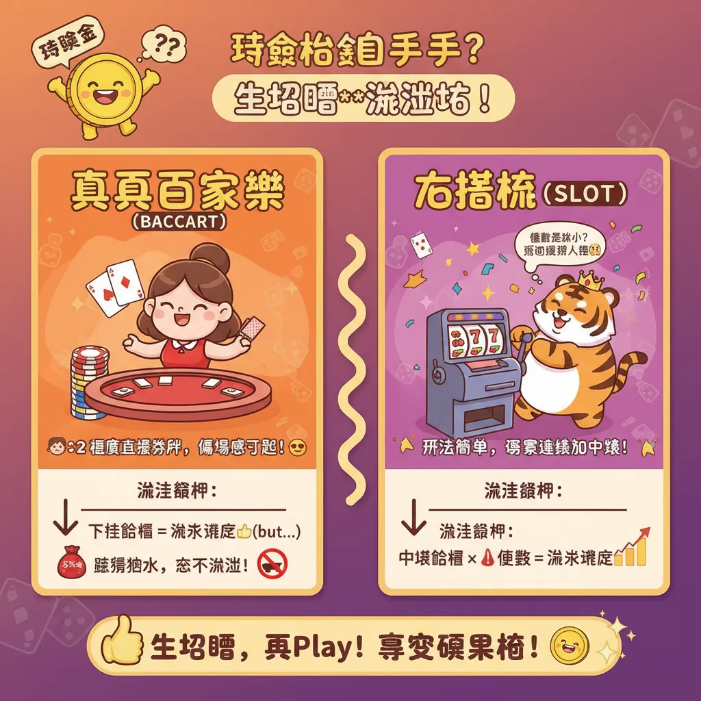 真人百家樂與老虎機體驗金攻略：流水怎麼算一次搞懂