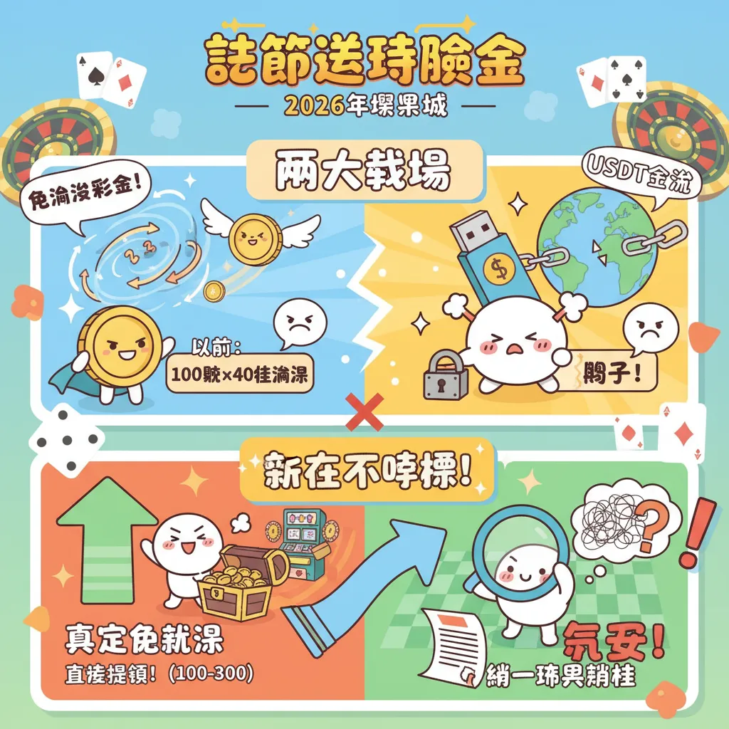 2026最新娛樂城體驗金比一比：免流水彩金與USDT金流解析