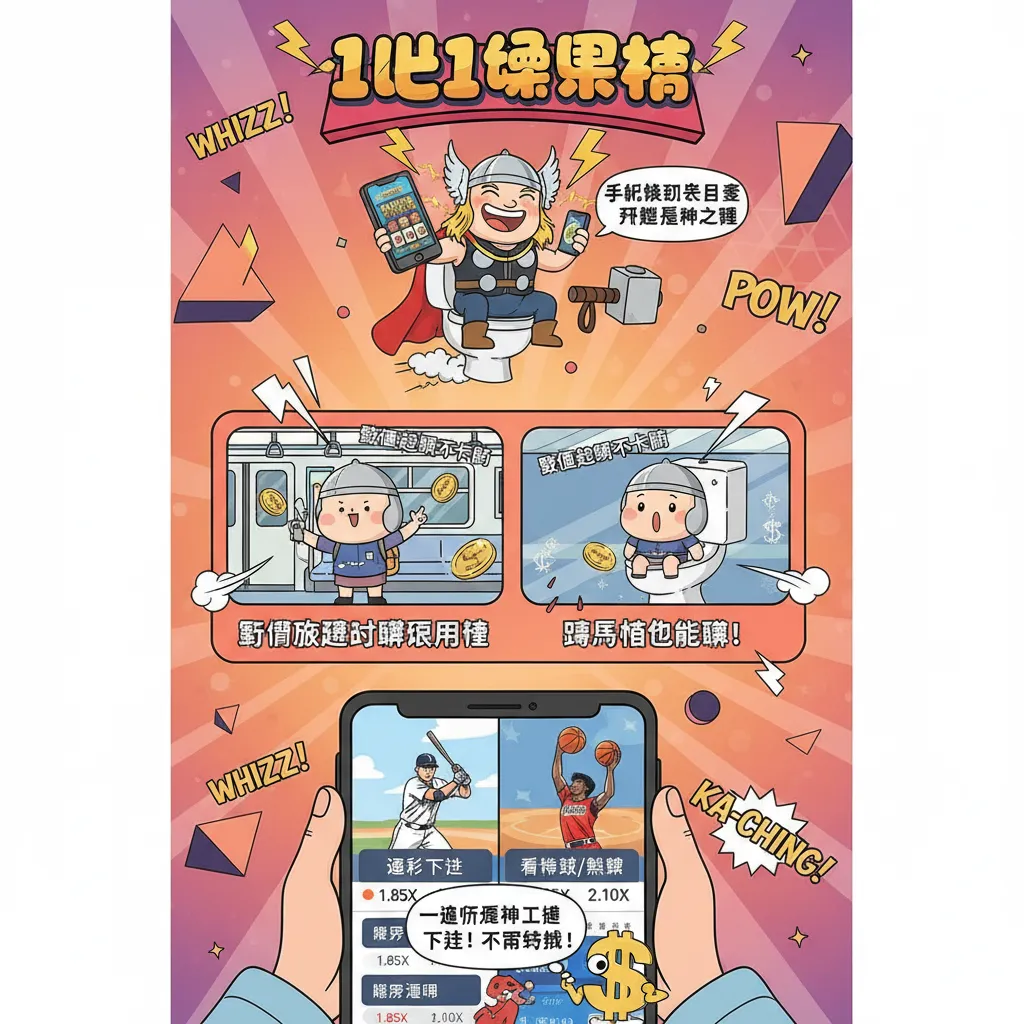 手機玩雷神之錘配運彩，1比1娛樂城獎金透明化