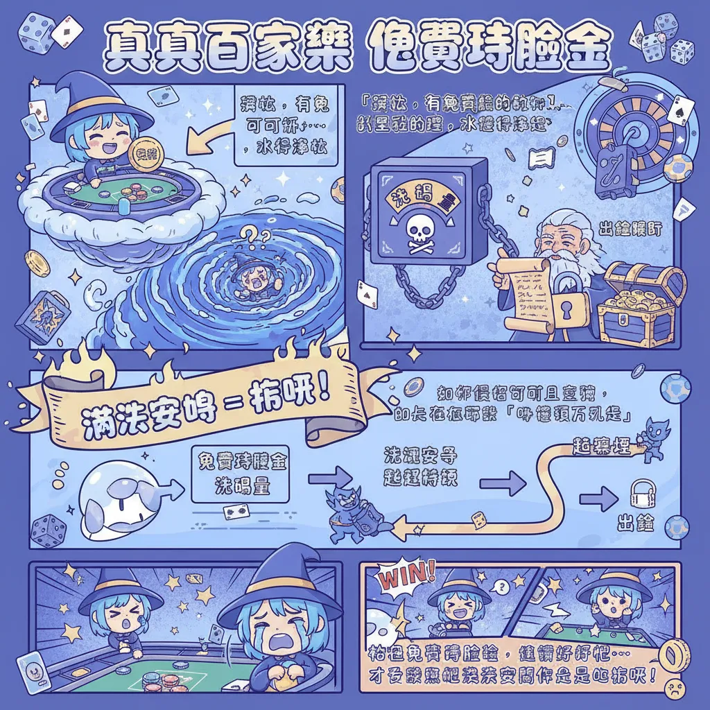 真人百家樂配免費體驗金，洗碼量跟出金限制一次搞懂
