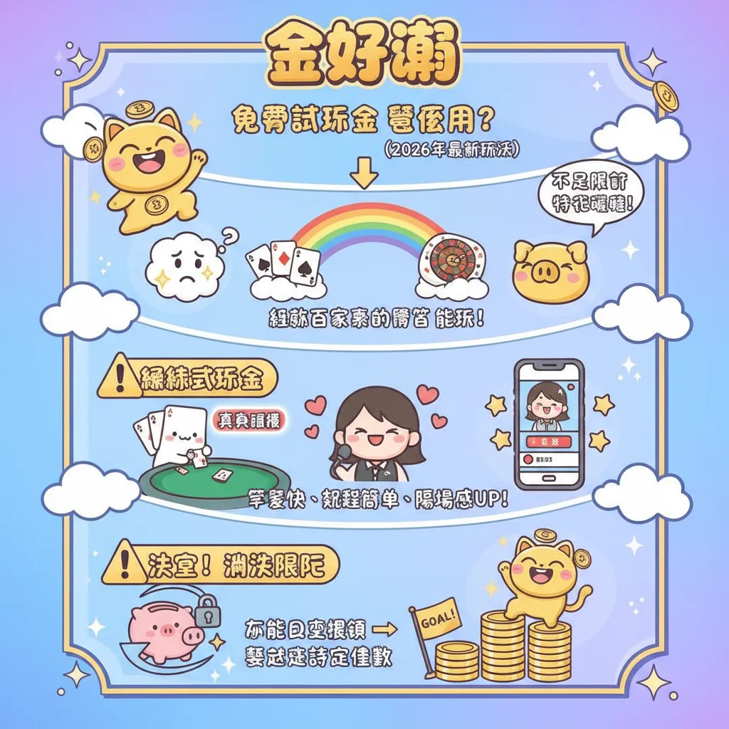免費試玩金怎麼用？從線上百家樂到賓果都OK