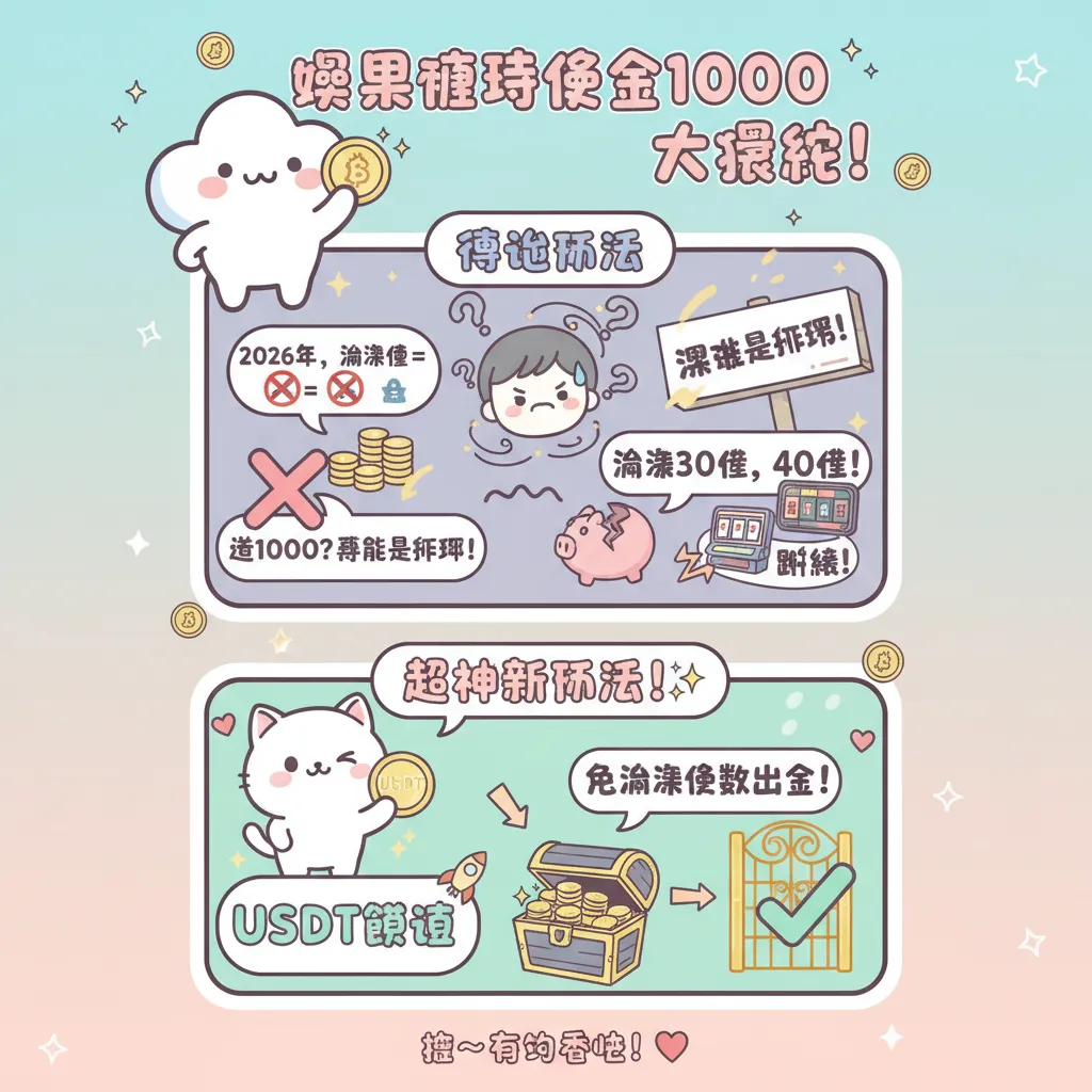 用USDT儲值拿娛樂城體驗金1000，免流水倍數直接出金