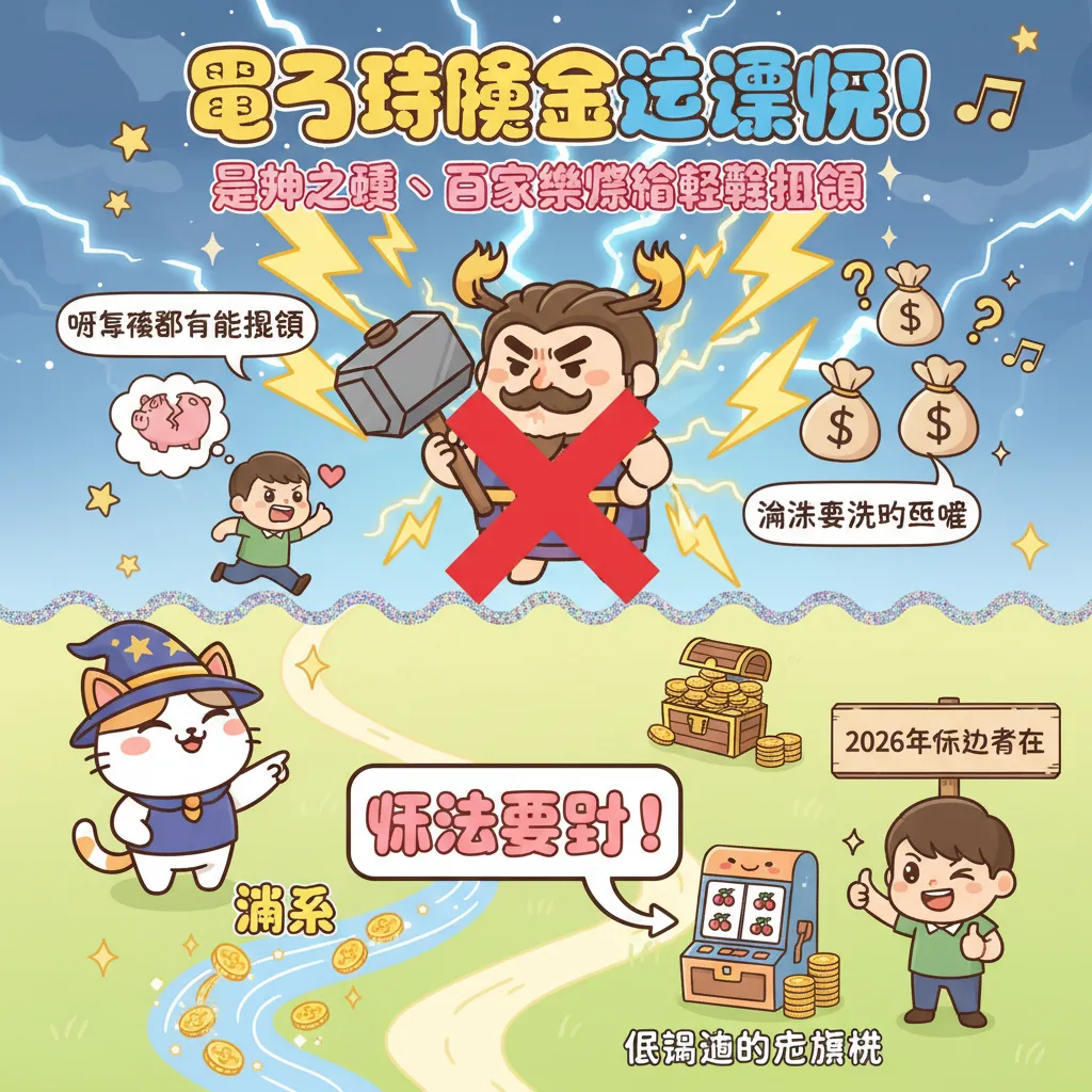 電子體驗金這樣玩！雷神之錘、百家樂獎金輕鬆提領