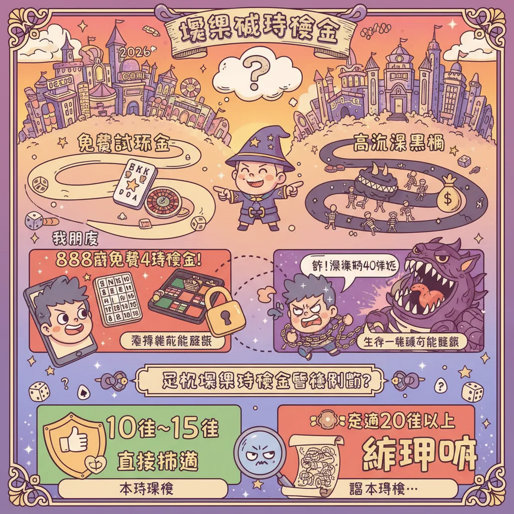 避開高流水黑網！正規娛樂城體驗金這樣判斷